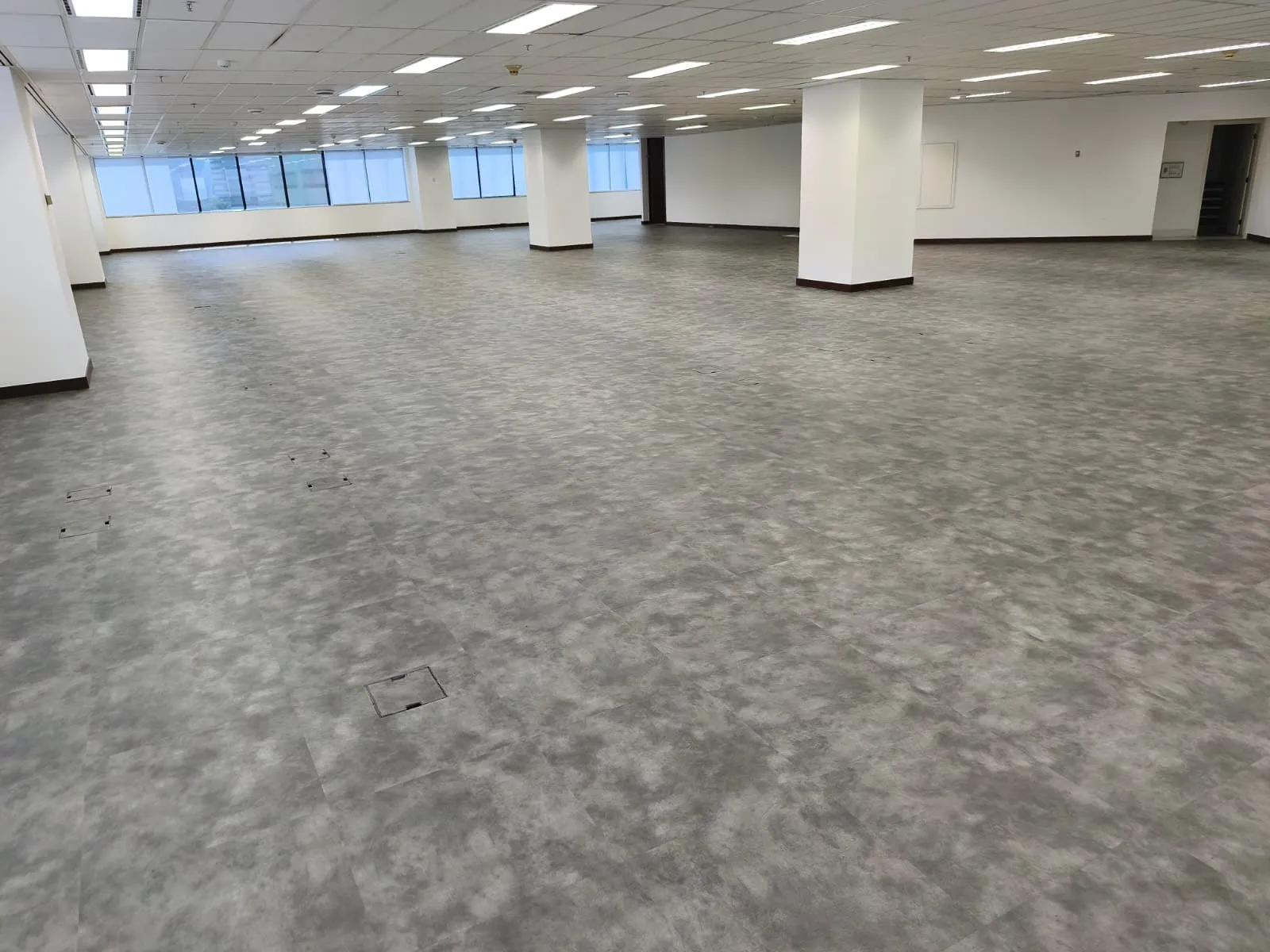 Projeto de piso - antes e depois